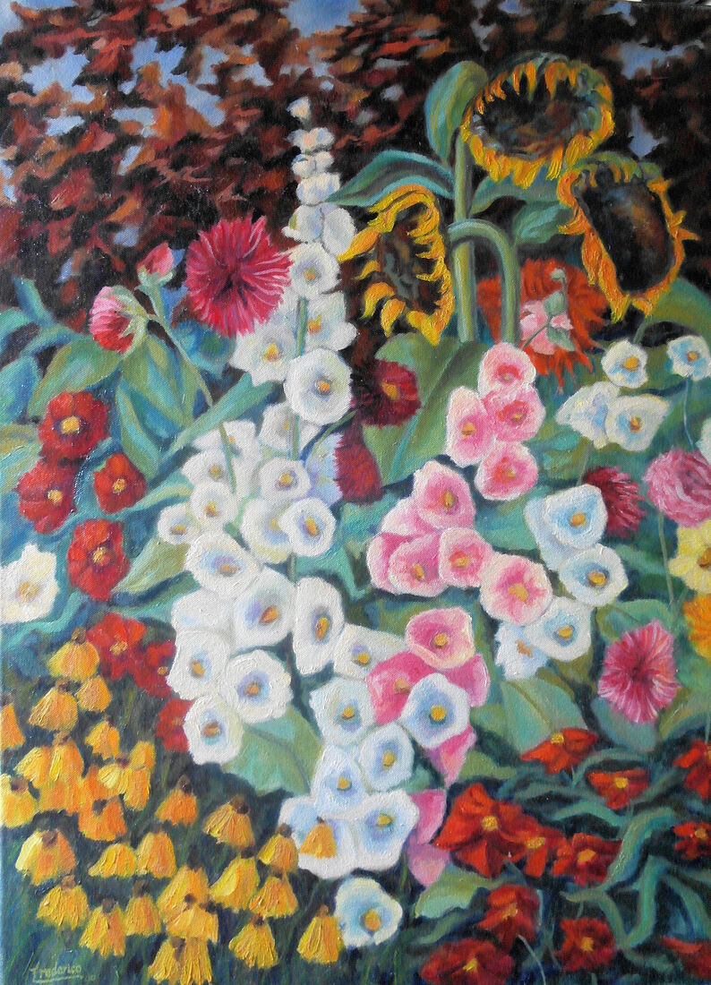 Zomerse Bloemenweelde