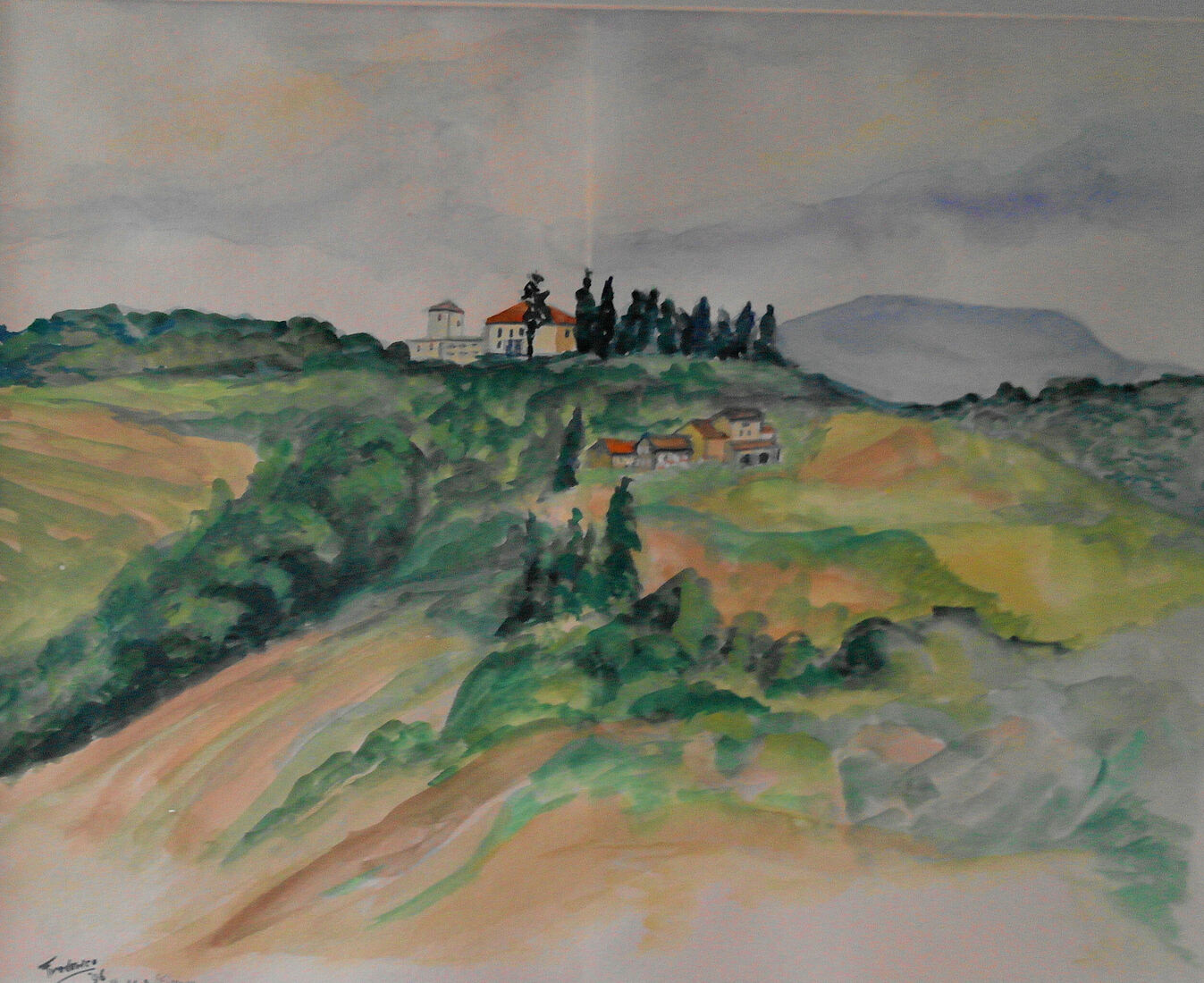 Heuvels van Toscane – Zicht op Florence