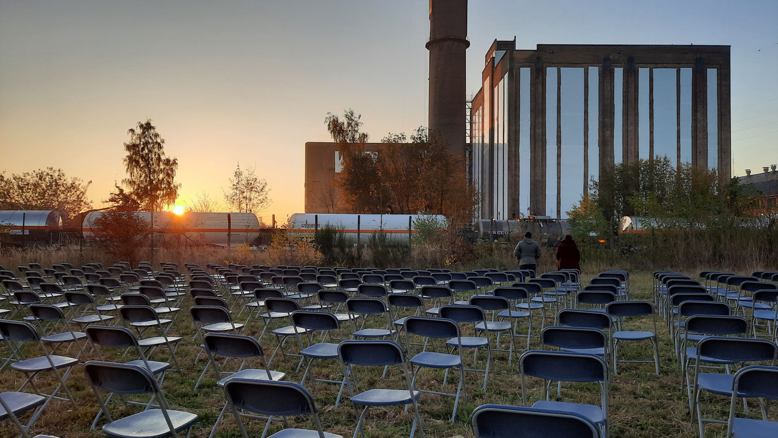 Uitzicht op: de Elektriciteitscentrale van Langerbrugge