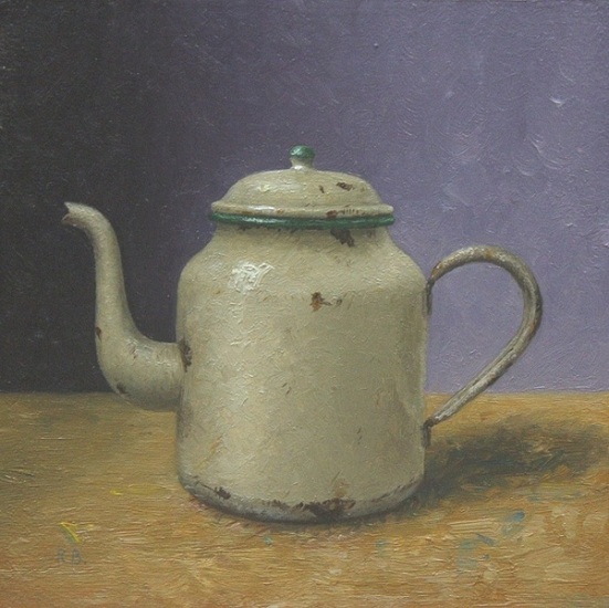 Koffiekan ( miniatuurschilderij )