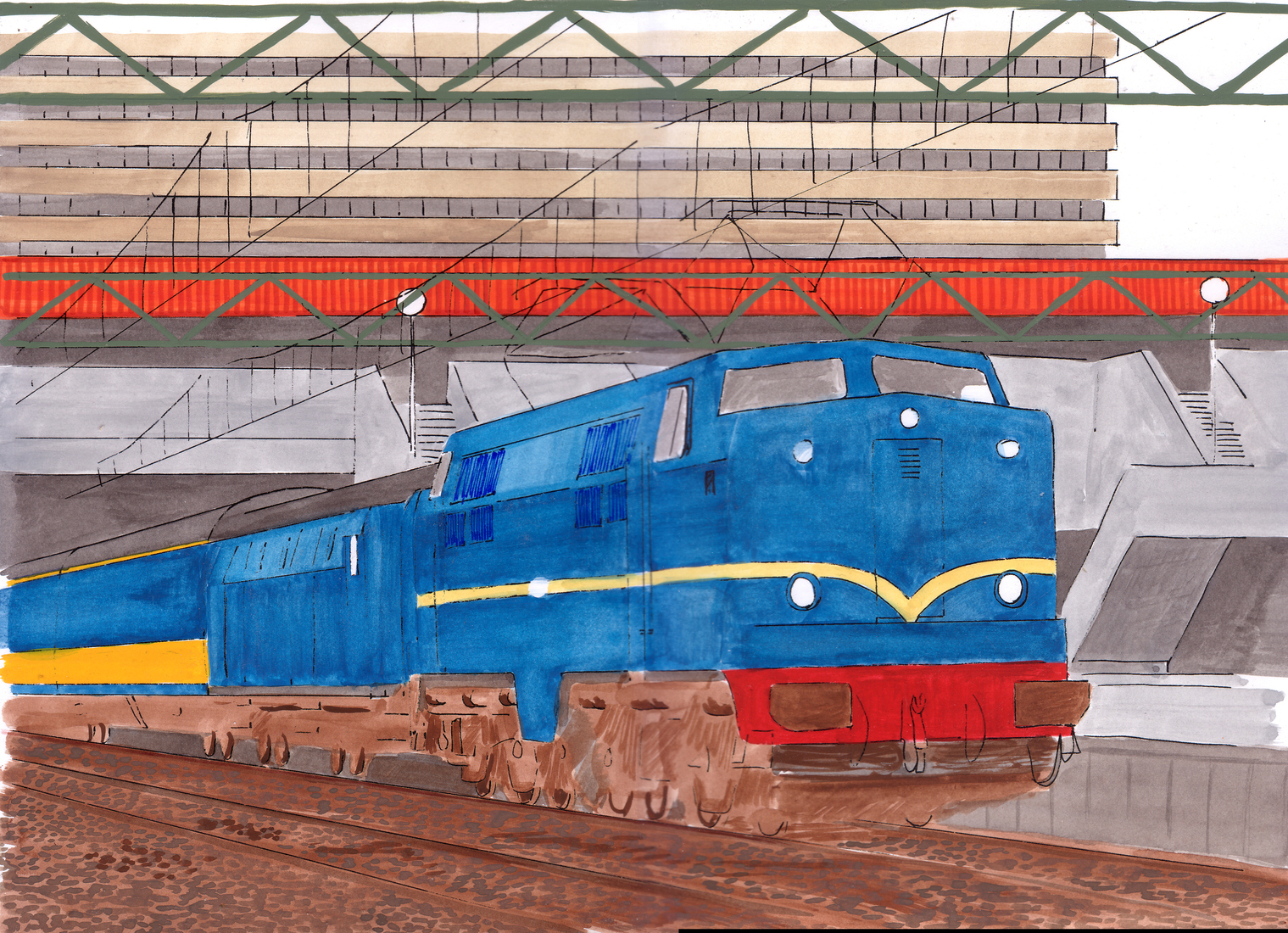 Den Haag Centraal station - NS 1200 