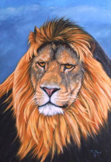 portret leeuw