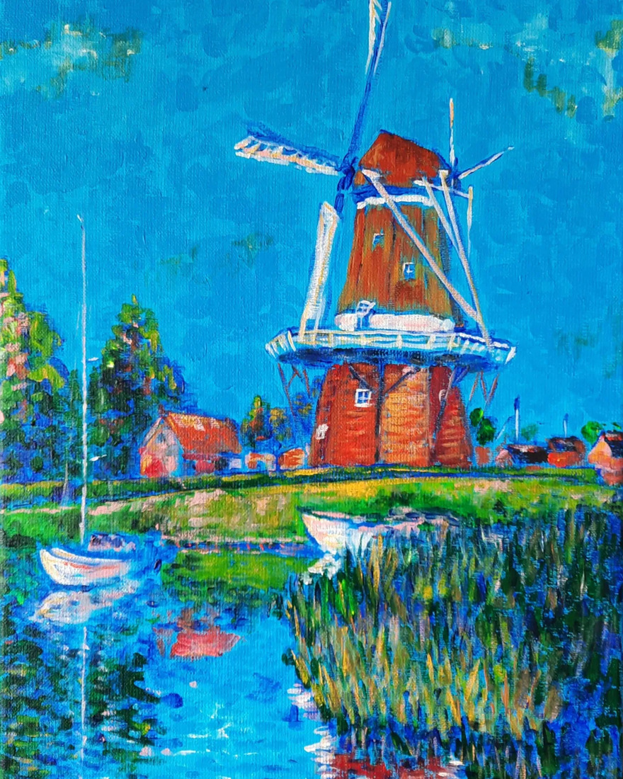 Molen 'De Hoop' in Dokkum 