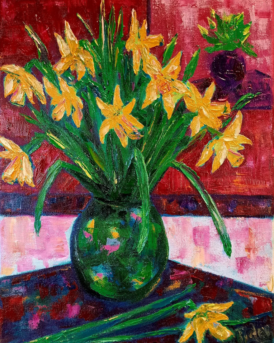 Narcissen in vaas 