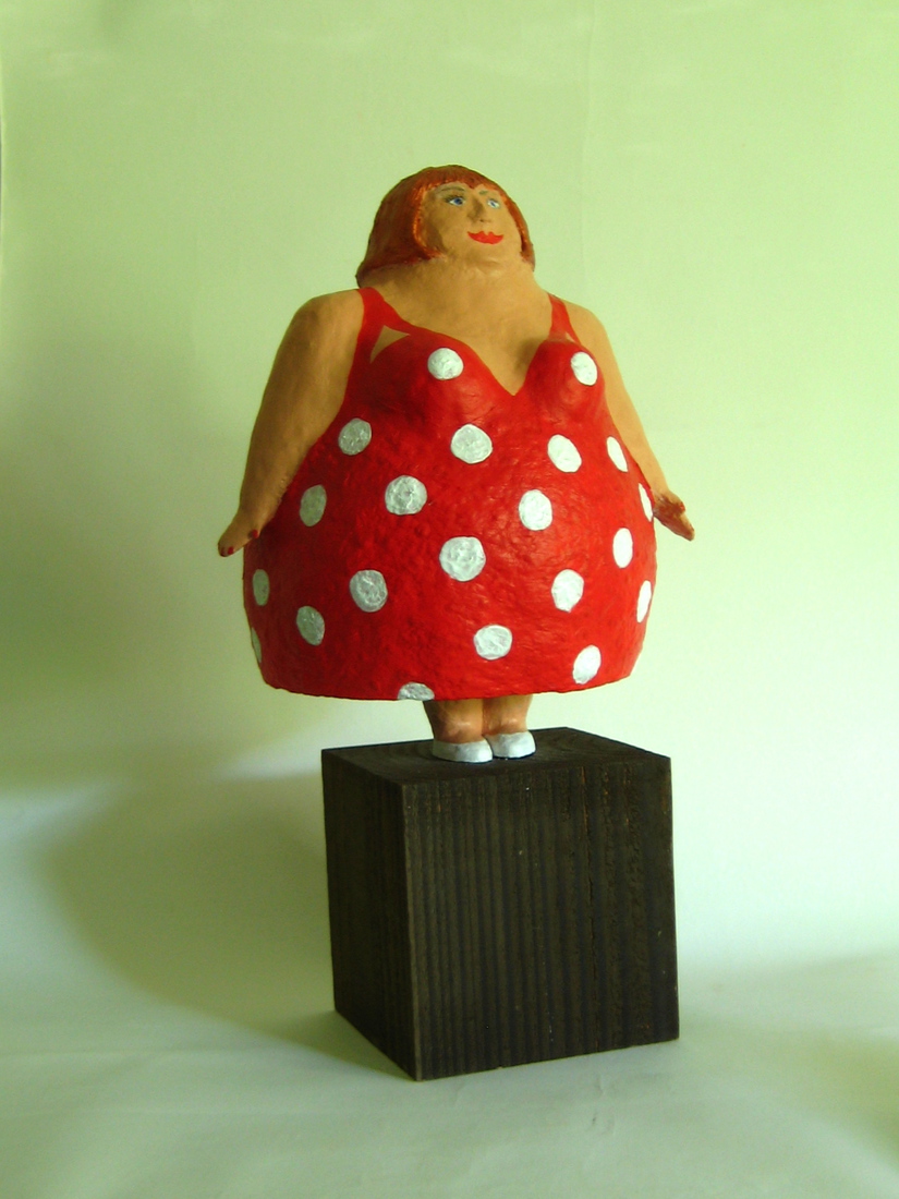 lady in red