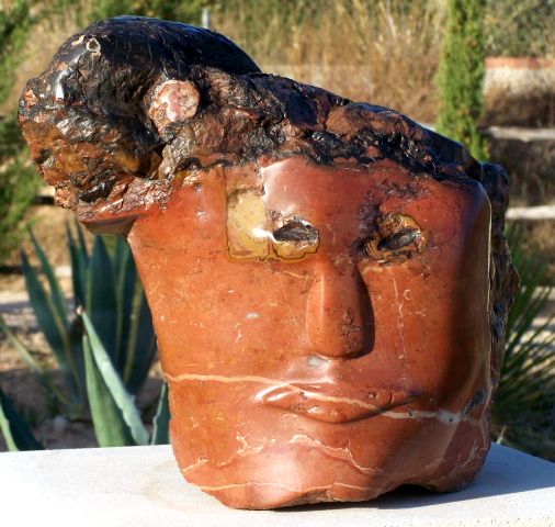 Mask with Black Eyes