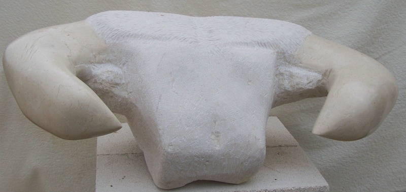 Falling down of the bull