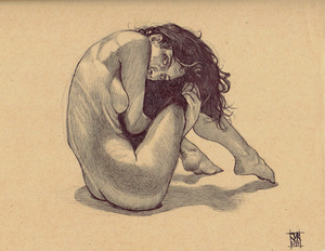 Figuratieve naakten, getekend naar levend model, of referentie