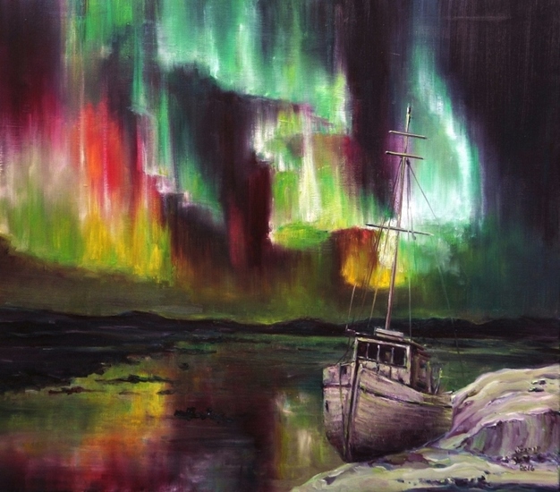 Aurora borealis (Ijsland)