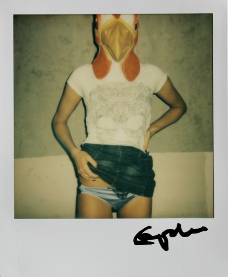Polaroid Roosterchickengirl upskirtwatcher
