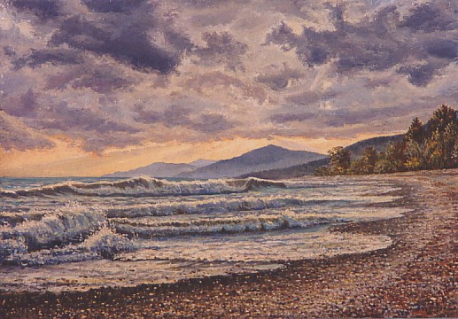 Het begin van de storm.