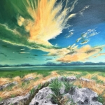 Dancing Clouds over the Fields