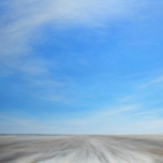 Wind over het strand