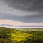 Vergezicht met weilanden