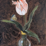 Meesterkopie Klein vaasje met een enkele tulp