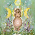  kunstafdruk (Giclée): Gaia 25x30CM