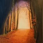 In het bos