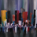city view at night