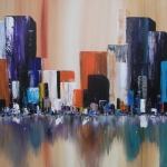city view twilight