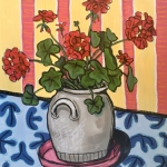 Voor de geranium(s).