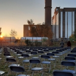 Uitzicht op: de Elektriciteitscentrale van Langerbrugge