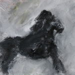 Black horse