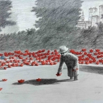 Papieren bootjes ontvluchten de stad