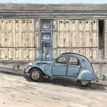 Waiting in front of a closed door