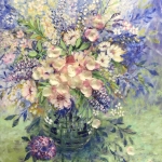 Vaas met bloemen