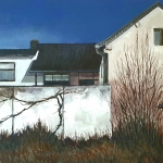 Tuin in Wiszkirchen, avond