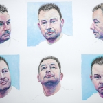 Zes portretten van zoon.