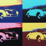 Pop art Porsche