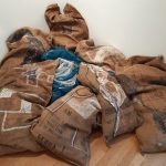 Jute zakken - Installatie