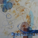 'Ketens van kwetsbaarheid' - textiel schilderij