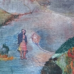 Verkocht 'Vrouw in park'