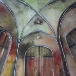 gotisch kerkinterieur