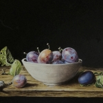 Schaaltje met pruimen