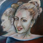 Lade voor de spiegel