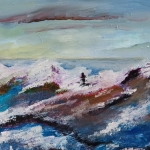 De golven als speelbal