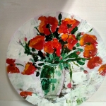 klaprozen stilleven (miniatuur0