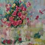 rose bloem stilleven