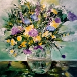 Vaas bloemen (lente)