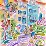 The Old Village print