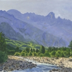 Berglandschap in Albanië