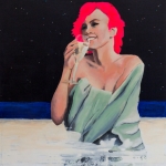 Champagne op het strand