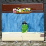 Sitting on the dock of the bay