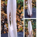 Abstract beeld in hout