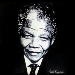 portret Nelson Mandela
