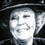 Portret koningin Beatrix