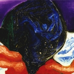 Gauguin on the beach